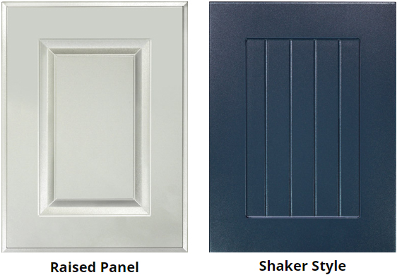 Raised Panel and Shaker Style